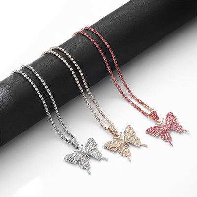 FlutterIce - Link Charm Necklace Set