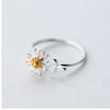 DaisyRing - Dainty Silver Daisy Ring