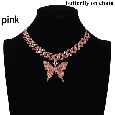 FlutterIce - Link Charm Necklace Set